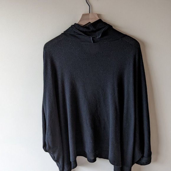 Cowl Neck Dolman Sleeve Tunic - Picture 2 of 3